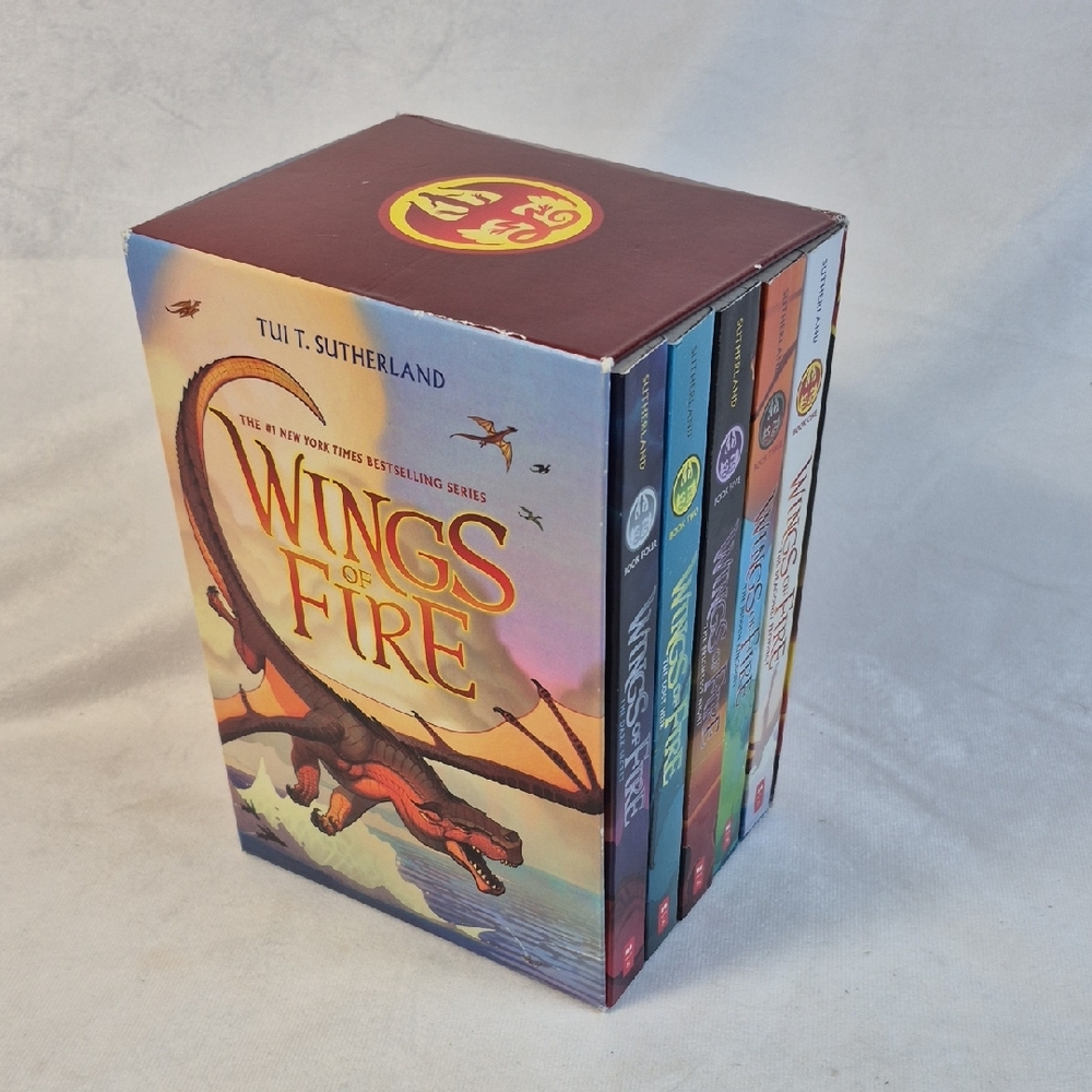 Wings of Fire Boxed Set - Soft Cover Books 1 To 5  by TUI T Sutherland
